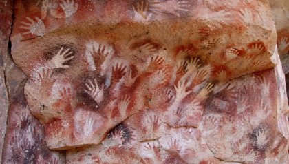 Ancient hand painting