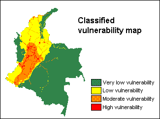 Classified Vulnerability Map
