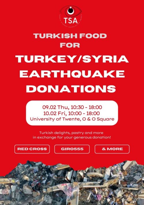 Fundraiser for Syria and Turkey