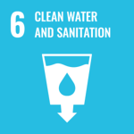 Logo of the Sustainable Development Goal 6: Clean water and sanitation