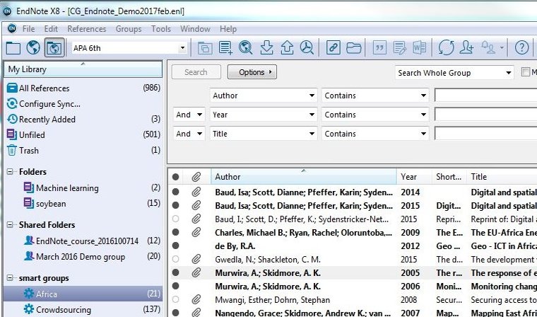 endnote reference manager