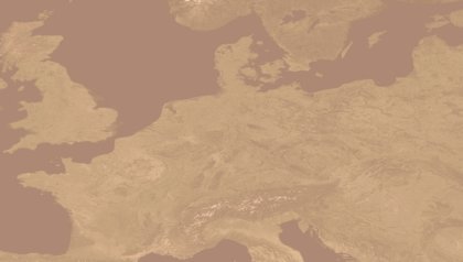 satellite image of Europe