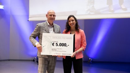 Meike Nauta receives Overijssel PhD Award