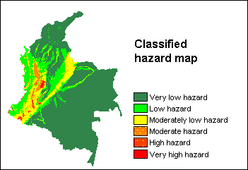 Classified Hazard Map