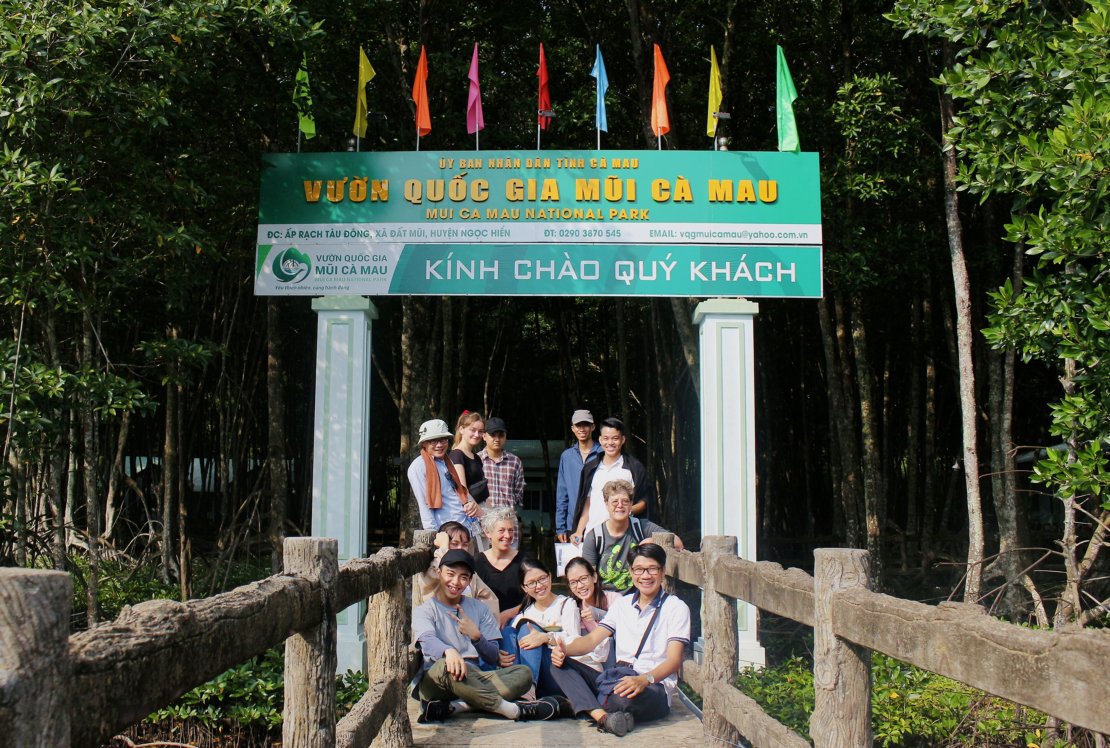 ITC mangrove restoration training in Vietnam