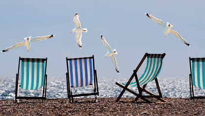 beach chairs