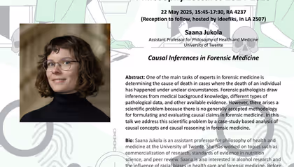 University of Twente Philosophy Lecture - Saana Jukola