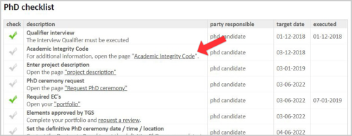 Screenshot of Hora Finita Dashboard