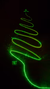 SU-8 photonic waveguide XMAS tree