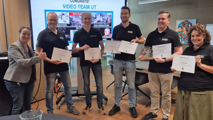 Video Team Honored with Educational Support Spotlight Award