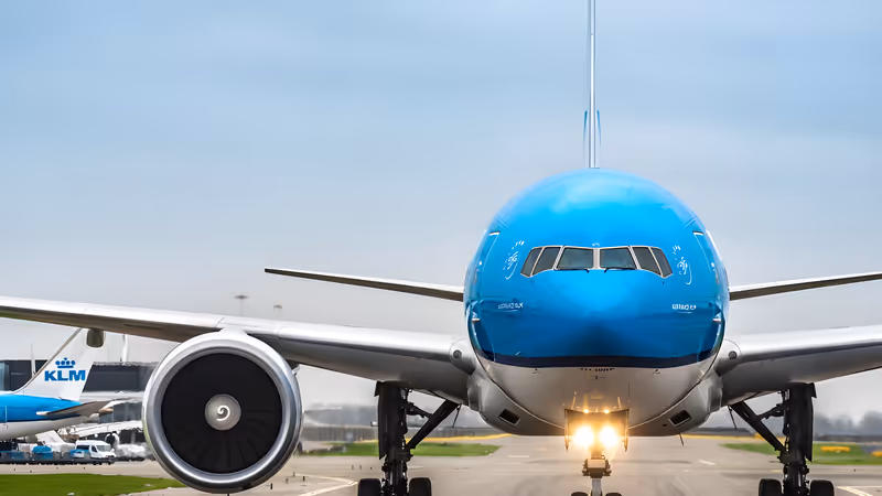 KLM airplane