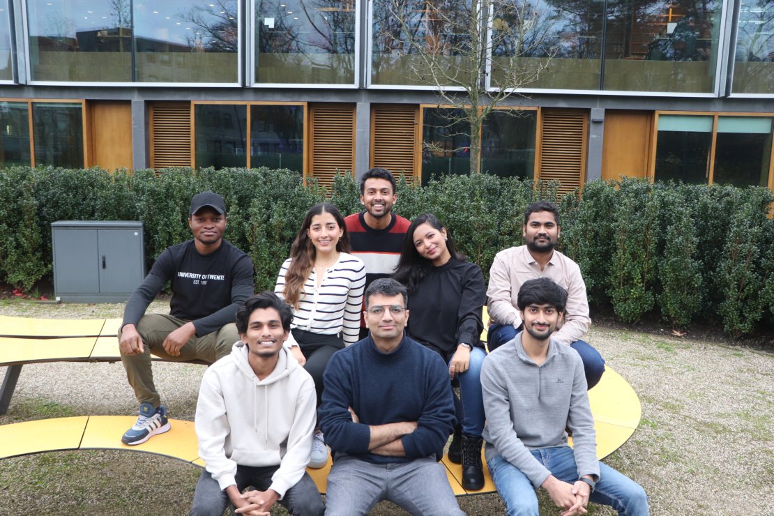 Group photograph of the new ORBIT (Association of ITC Students)