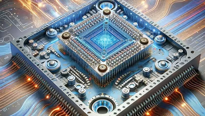 AI-gegenereerde fotonische chip
